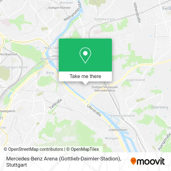 Карта Mercedes-Benz Arena (Gottlieb-Daimler-Stadion)