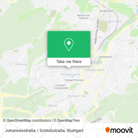 Карта Johannesstraße / Schloßstraße