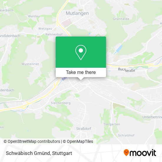 Карта Schwäbisch Gmünd
