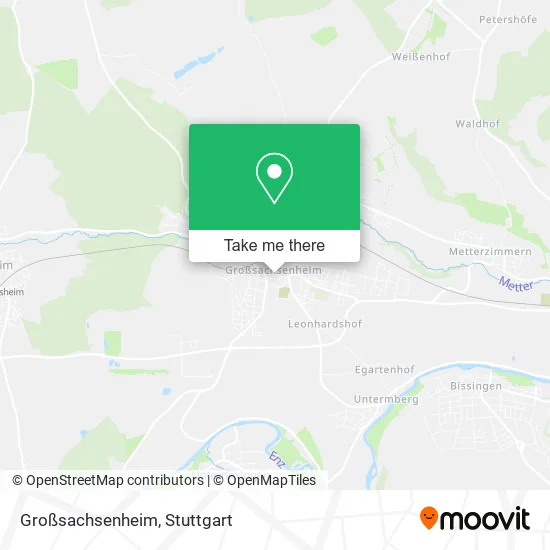 Карта Großsachsenheim
