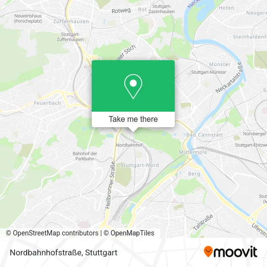 Карта Nordbahnhofstraße