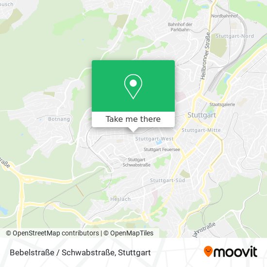 Bebelstraße / Schwabstraße map