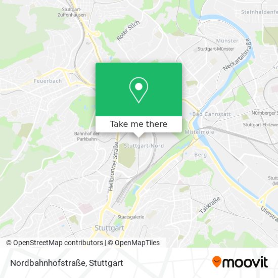 Nordbahnhofstraße map