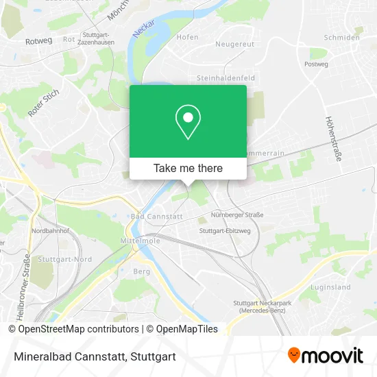Карта Mineralbad Cannstatt