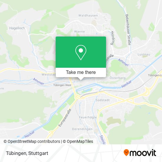 Tübingen map