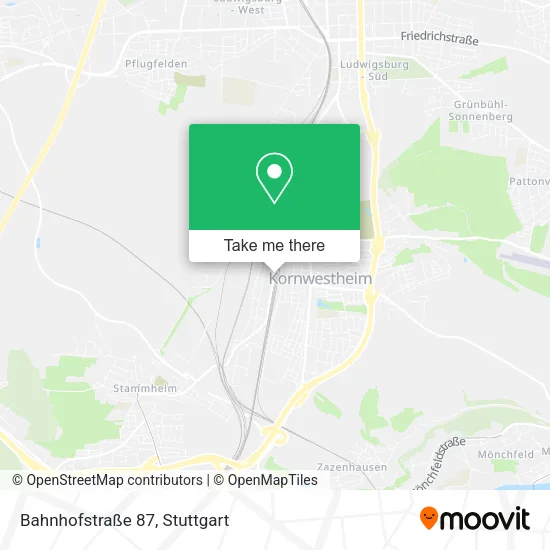 Bahnhofstraße 87 map