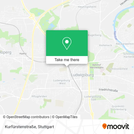 Карта Kurfürstenstraße