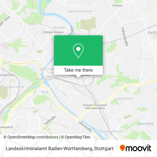 Карта Landeskriminalamt Baden-Württemberg