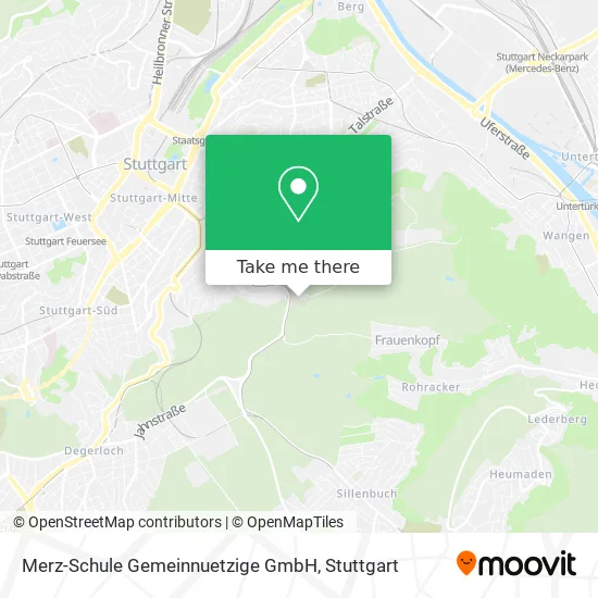 Карта Merz-Schule Gemeinnuetzige GmbH