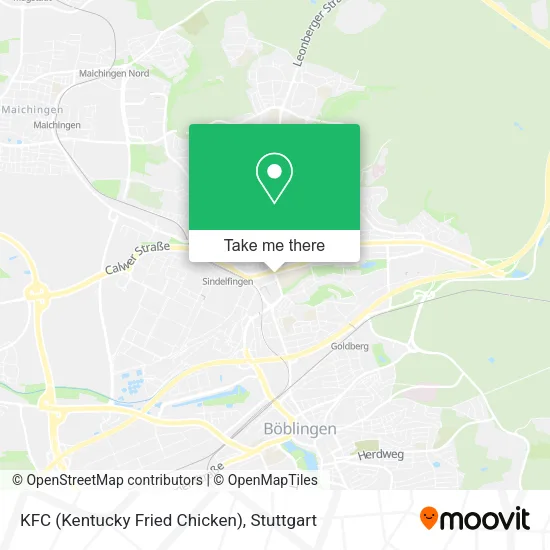Карта KFC (Kentucky Fried Chicken)