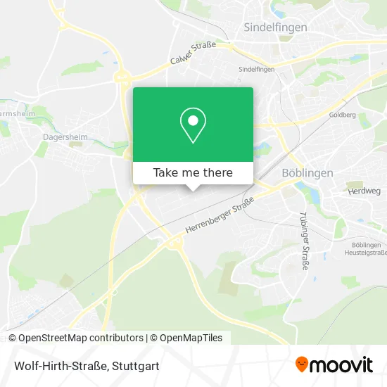 Карта Wolf-Hirth-Straße