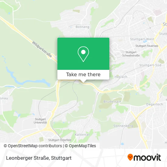 Карта Leonberger Straße