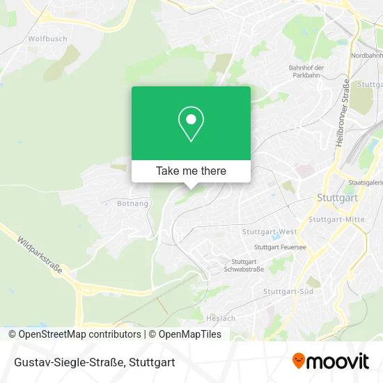 Карта Gustav-Siegle-Straße