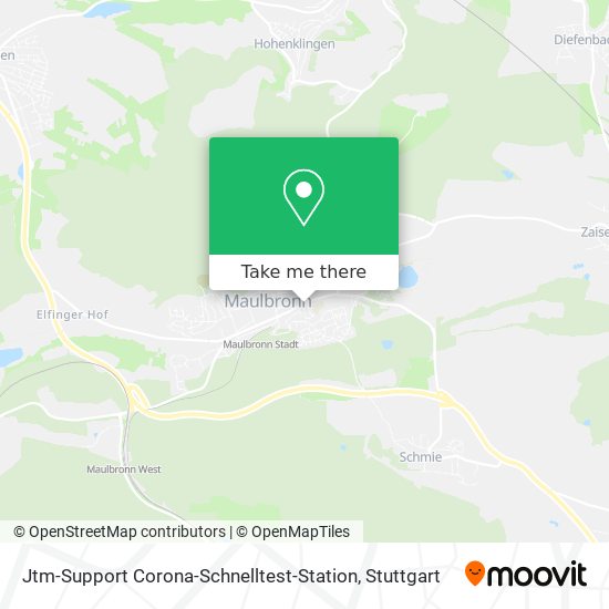 Jtm-Support Corona-Schnelltest-Station map