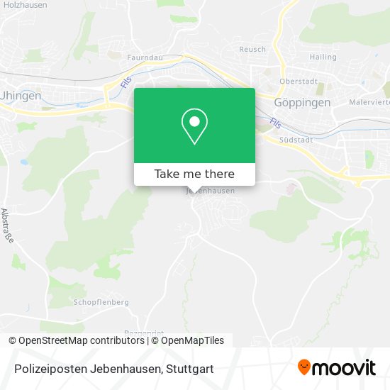 Polizeiposten Jebenhausen map