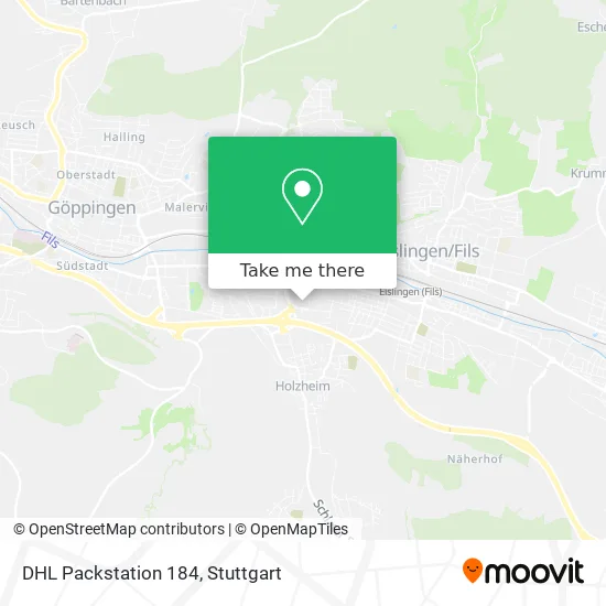 Карта DHL Packstation 184