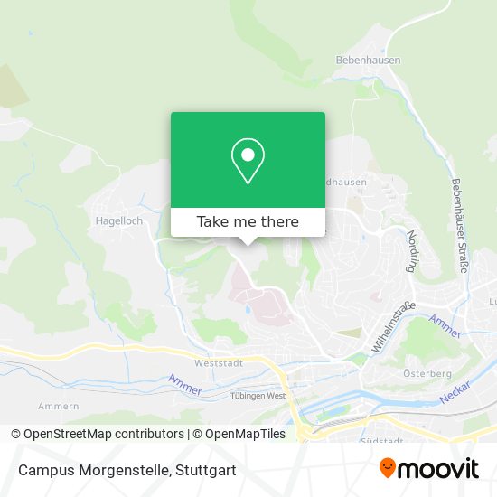 Campus Morgenstelle map