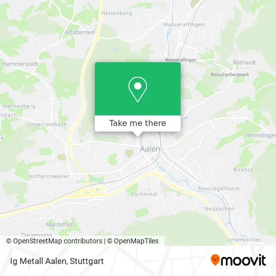 Карта Ig Metall Aalen