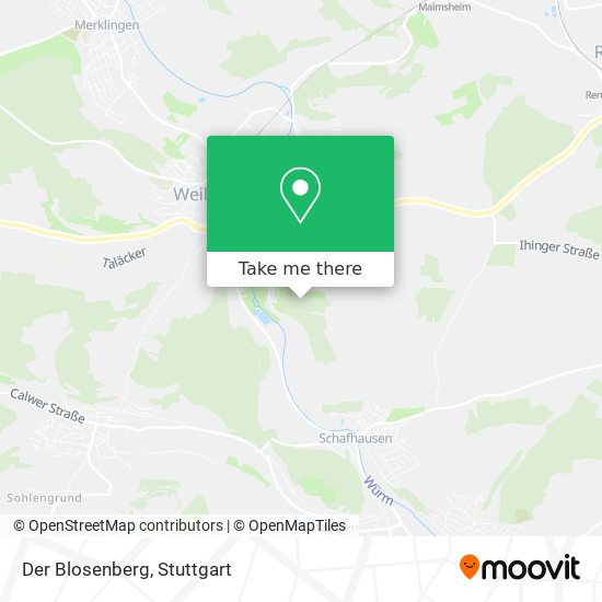 Der Blosenberg map