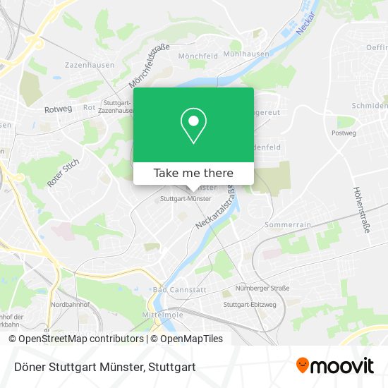 Döner Stuttgart Münster map