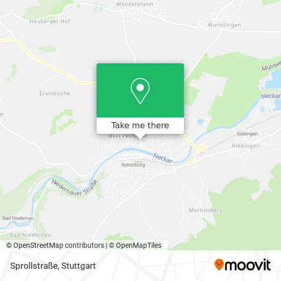 Карта Sprollstraße