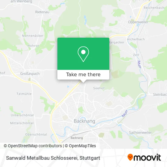 Карта Sanwald Metallbau Schlosserei