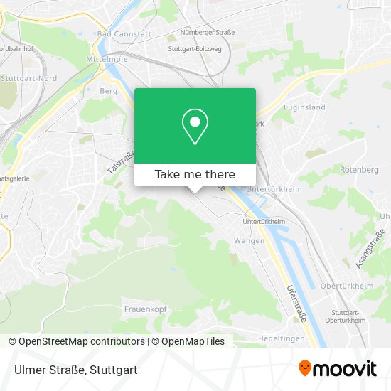 Карта Ulmer Straße