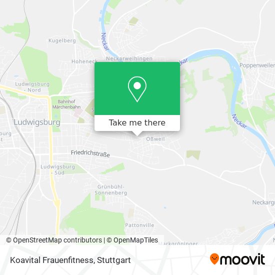 Koavital Frauenfitness map