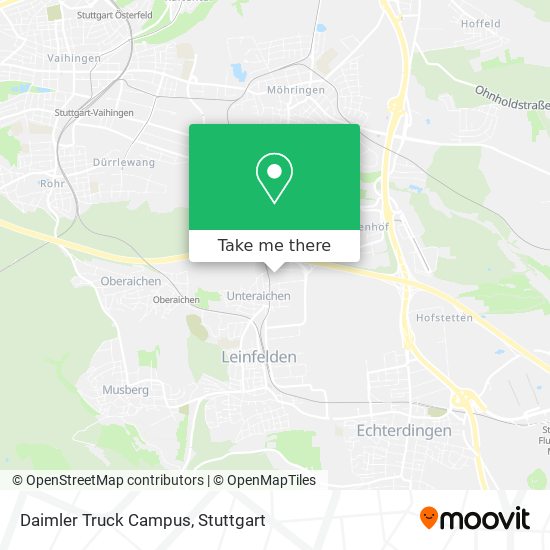 Daimler Truck Campus map