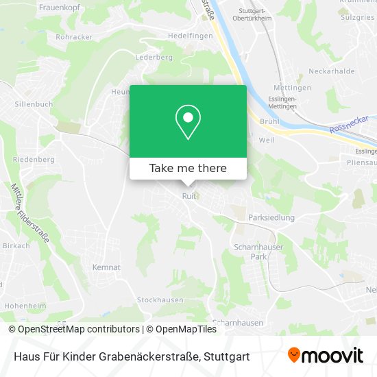 Карта Haus Für Kinder Grabenäckerstraße