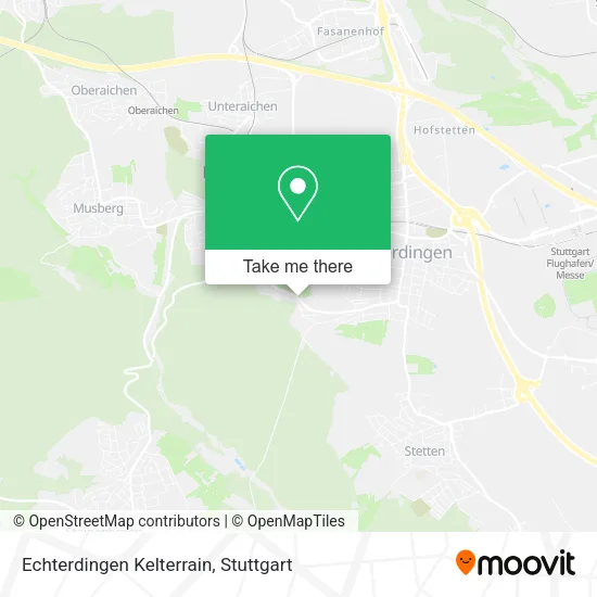 Карта Echterdingen Kelterrain