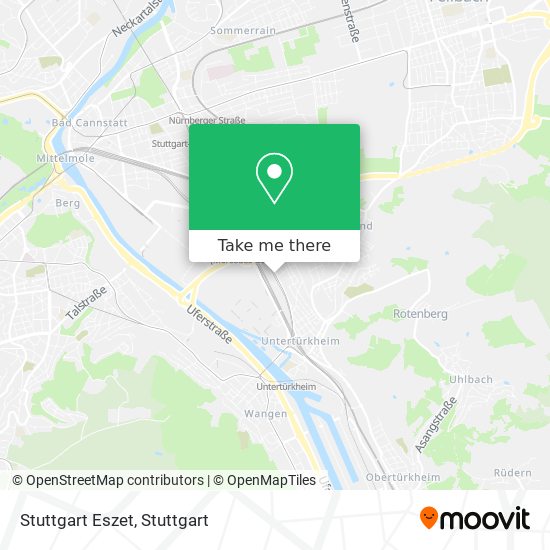 Карта Stuttgart Eszet