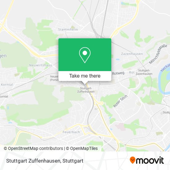 Карта Stuttgart Zuffenhausen