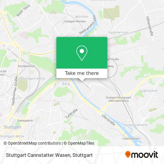 Карта Stuttgart Cannstatter Wasen