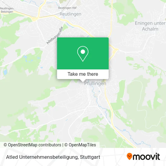 Карта Atled Unternehmensbeteiligung