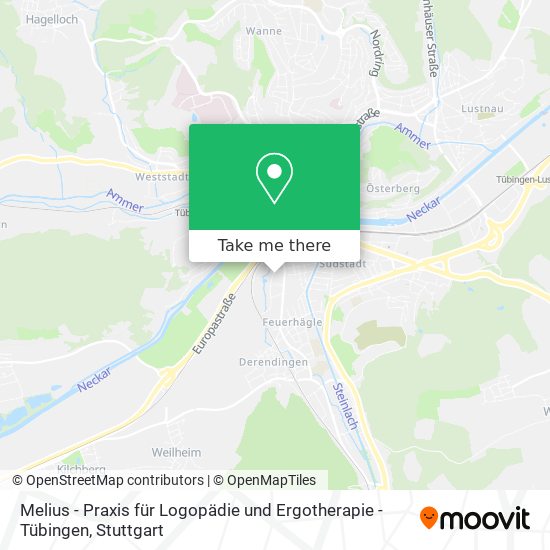 Melius - Praxis für Logopädie und Ergotherapie - Tübingen map