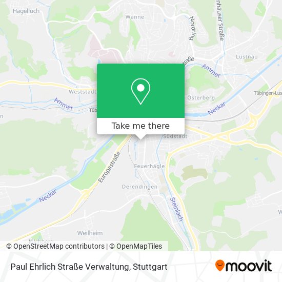 Paul Ehrlich Straße Verwaltung map