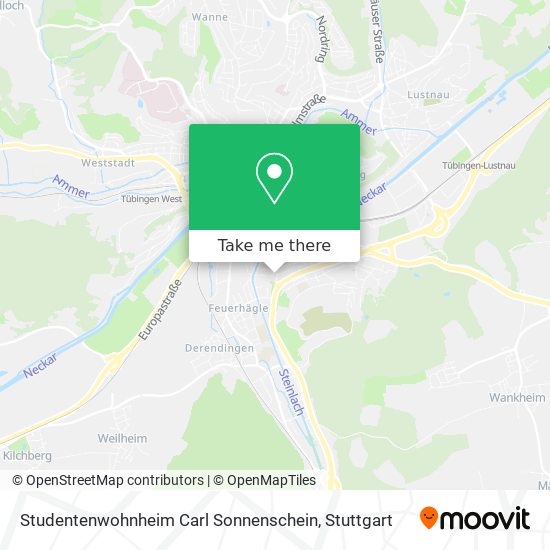 Studentenwohnheim Carl Sonnenschein map