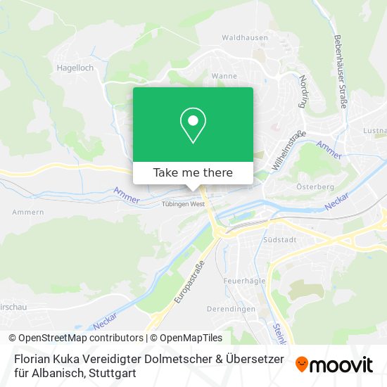 Florian Kuka Vereidigter Dolmetscher & Übersetzer für Albanisch map