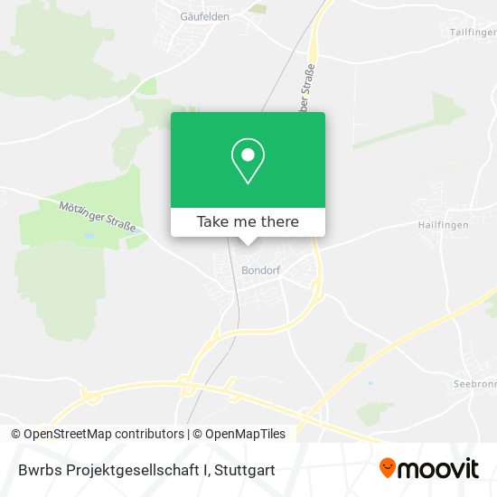 Bwrbs Projektgesellschaft I map