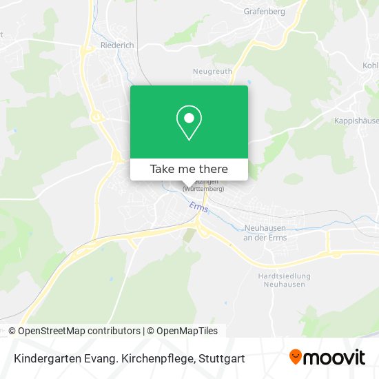 Kindergarten Evang. Kirchenpflege map