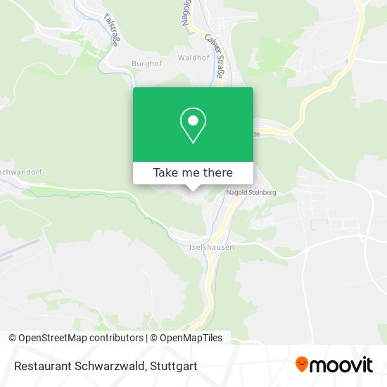 Restaurant Schwarzwald map