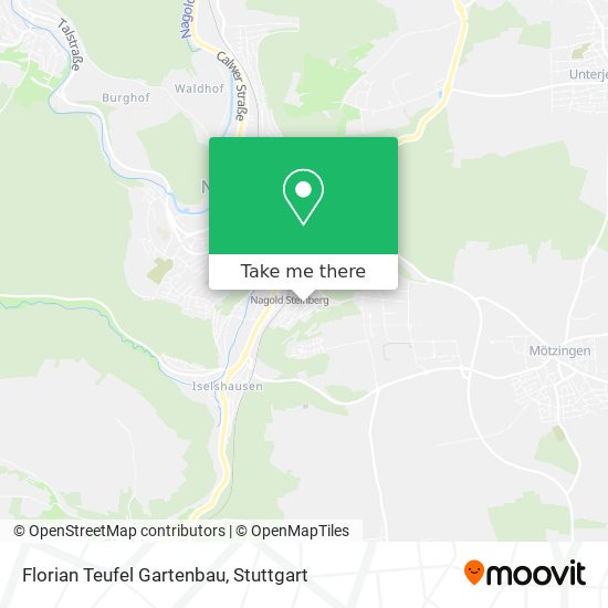 Florian Teufel Gartenbau map