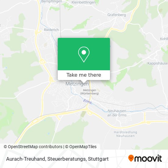 Aurach-Treuhand, Steuerberatungs map