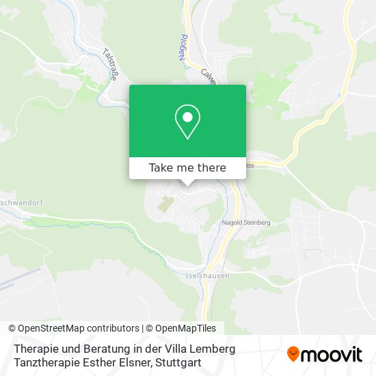 Therapie und Beratung in der Villa Lemberg Tanztherapie Esther Elsner map