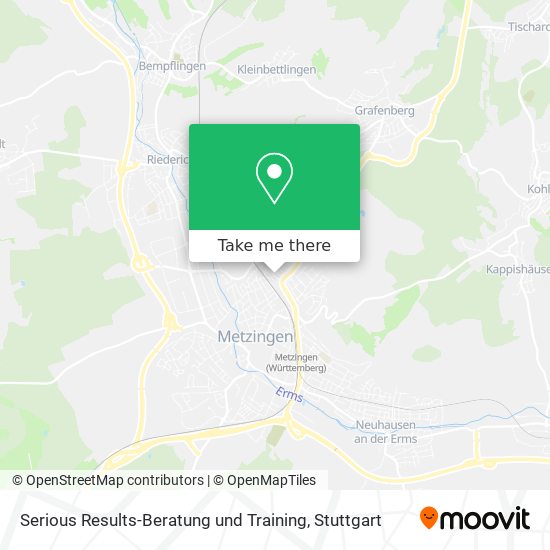 Serious Results-Beratung und Training map