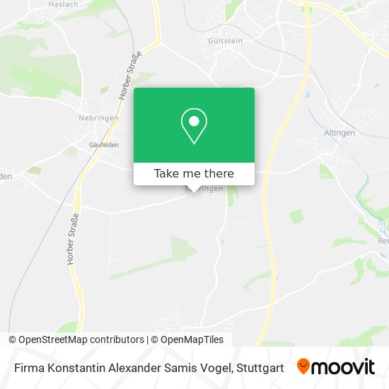 Firma Konstantin Alexander Samis Vogel map