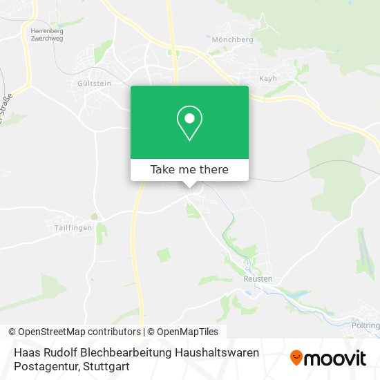 Haas Rudolf Blechbearbeitung Haushaltswaren Postagentur map