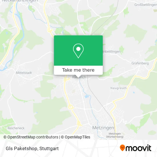Карта Gls Paketshop