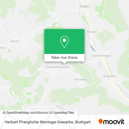 Карта Herbert Pranghofer Montage-Gewerbe